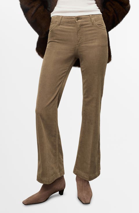 Bootcut Corduroy Pants