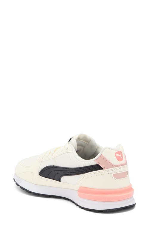 Shop Puma Graviton Sneaker In Warm White- Black-rose