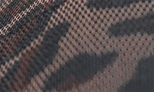 Reaction Kenneth Cole Malibu Mary Jane Flat In Leopard Mesh