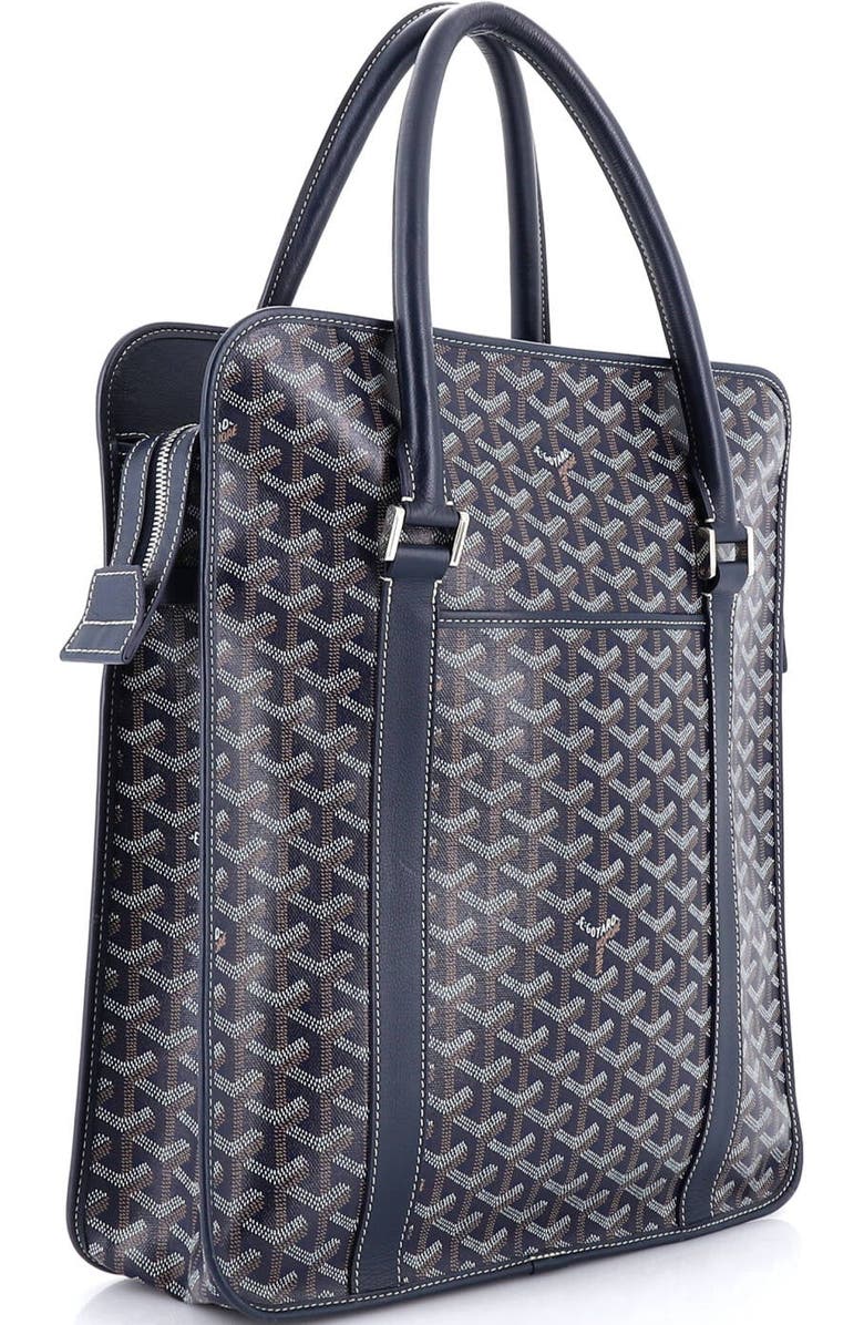 Pre-Owned Goyard Bourgogne Bag Coated Canvas, Alternate, color, Blue