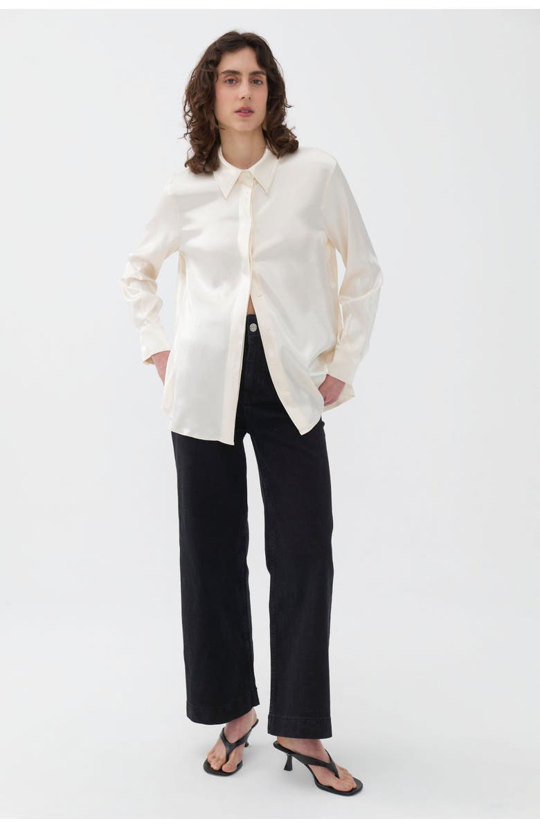 Nocturne Draped Shirt, Alternate, color, 