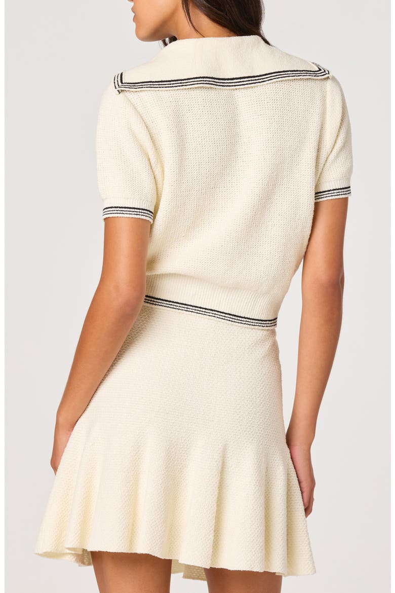 Dynasty Sailor Sweater, Alternate, color, CREAM BLACK