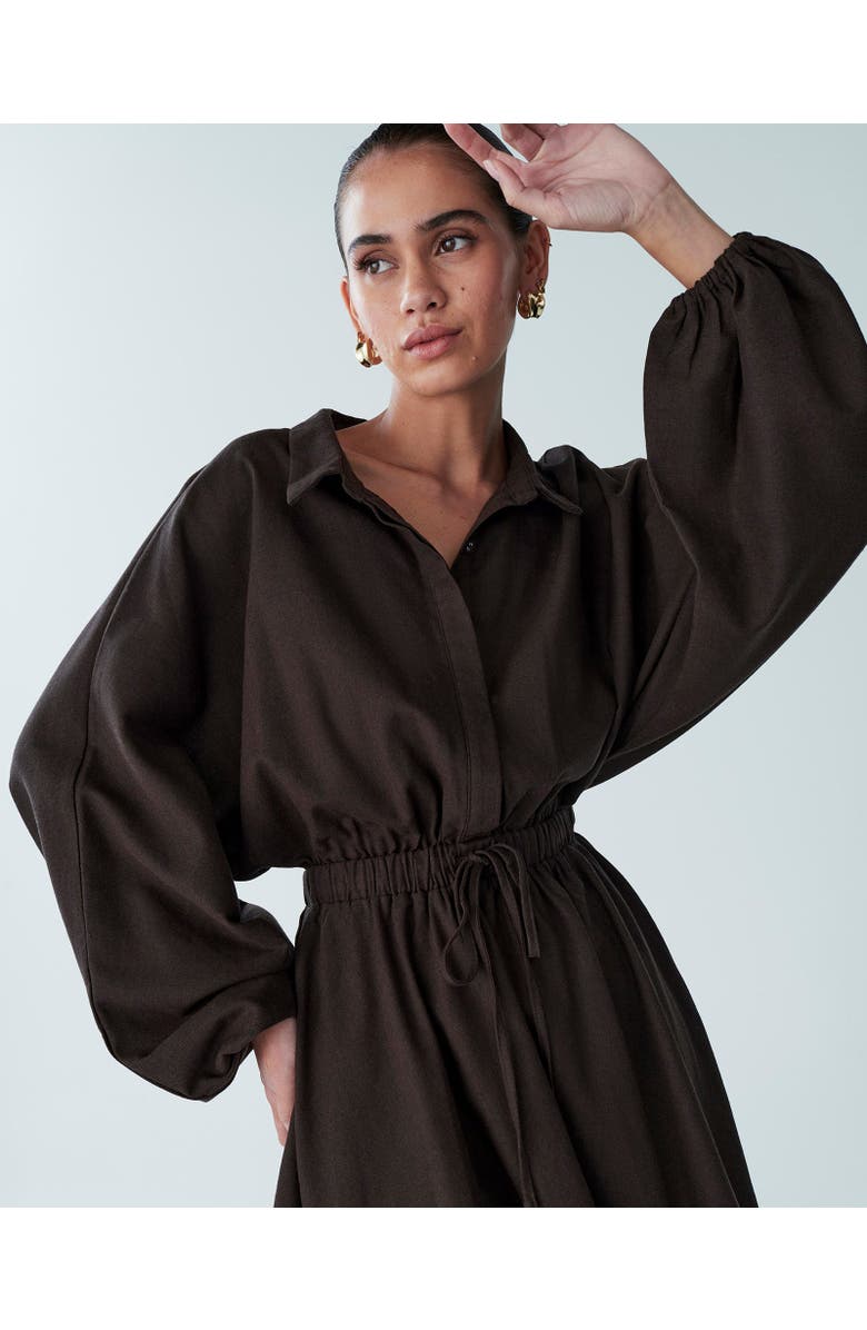 ST MRLO Shauna Mini Dress, Alternate, color, Chocolate