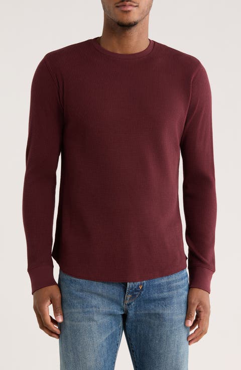 Crewneck Cotton Thermal Sweater