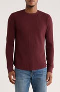 Vince Crewneck Cotton Thermal Sweater
