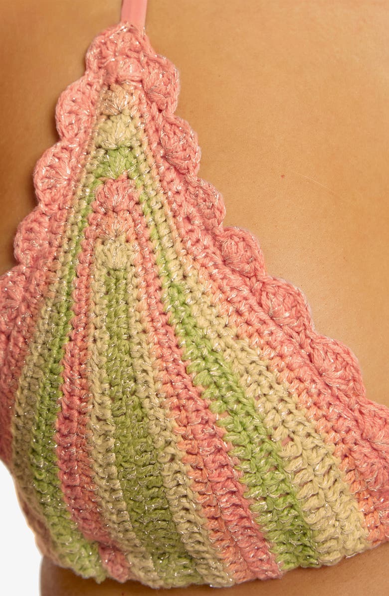 Isabella Rose Gold Coast Triangle Bikini Top, Alternate, color, 