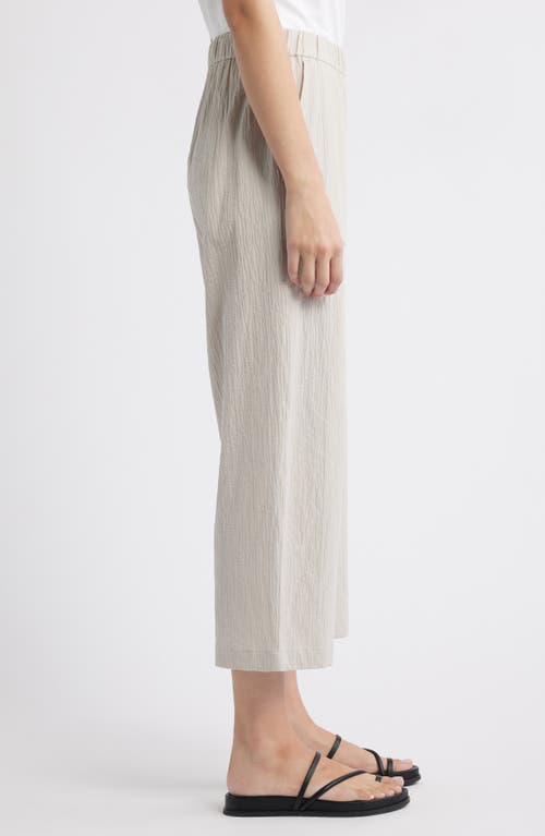Eileen Fisher Stretch Organic Cotton Crop Pants
