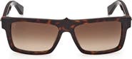 Christian Louboutin 57mm Square Sunglasses