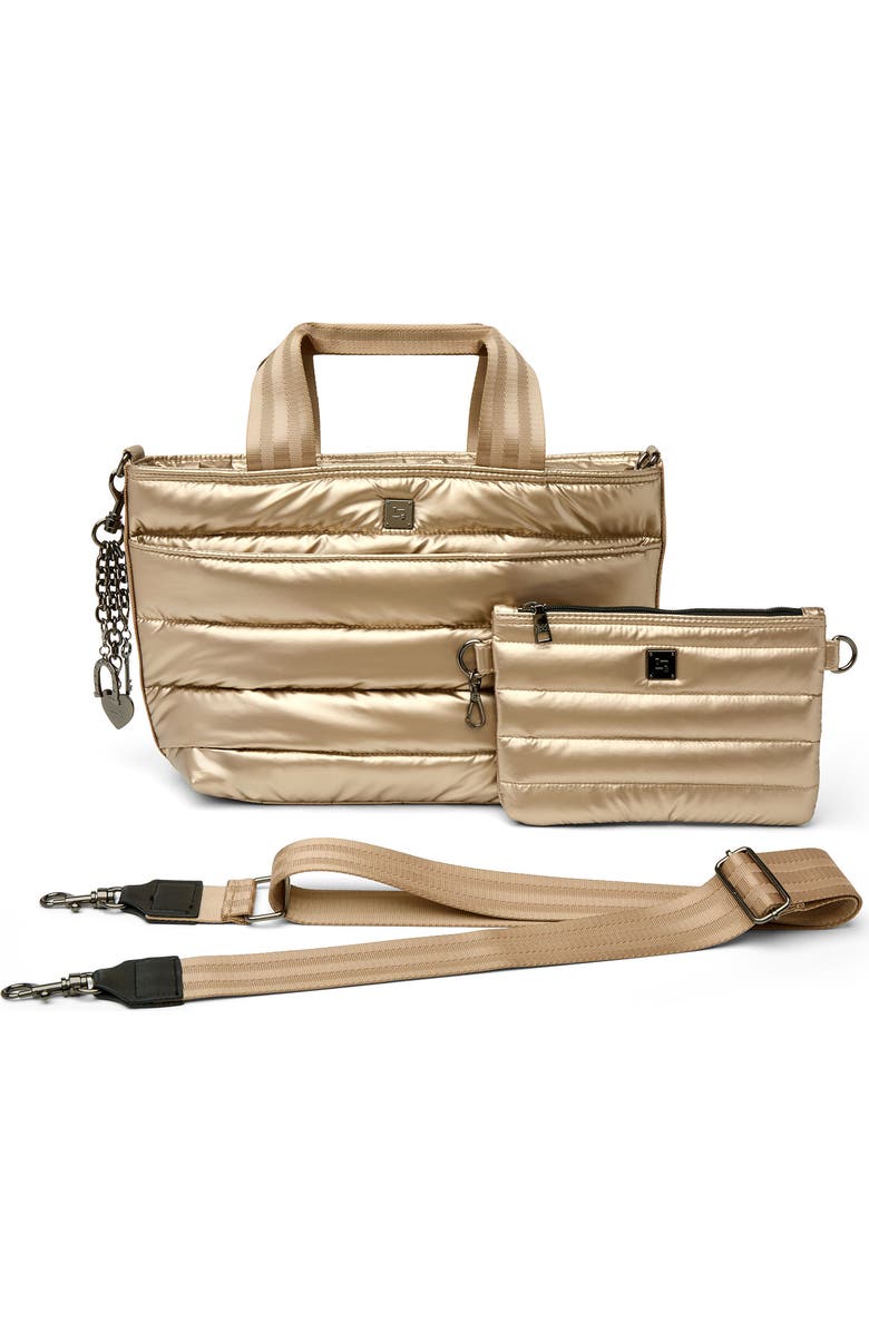 THINK ROYLN Getaway Tote, Alternate, color, Pearl Cashmere