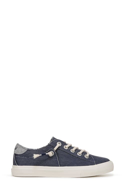 Shop Blowfish Malibu Martina Slip-on Platform Sneaker In Navy Twill Fabric