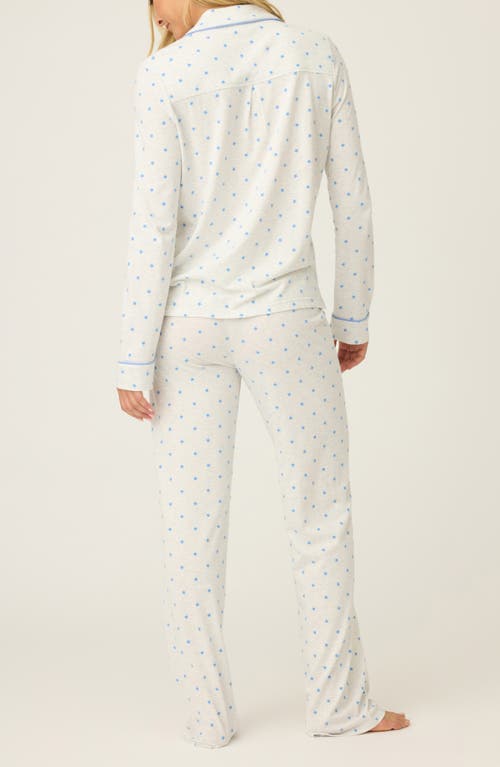 Pj Salvage Lady Luck Jersey Pajamas In White