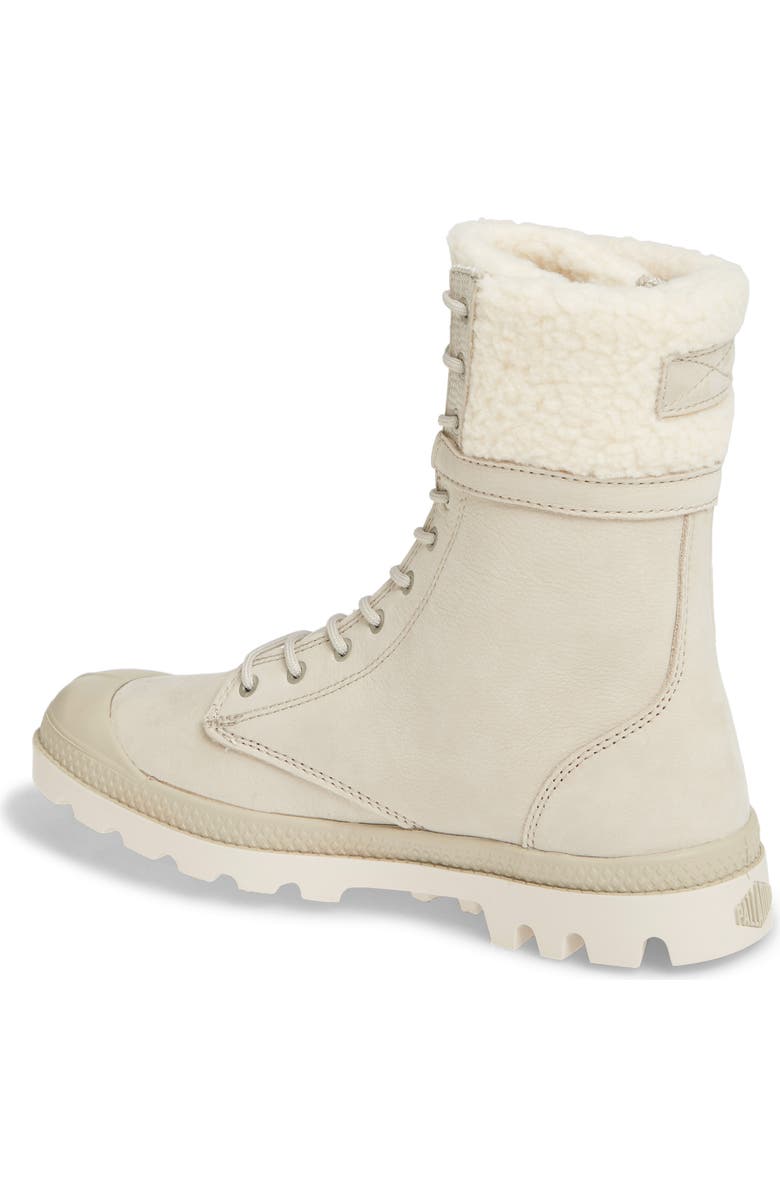 Palladium Baggy Pilot Faux Shearling Lined Boot, Alternate, color,