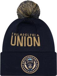New Era Men's New Era Black Philadelphia Union 2026 Jersey Hook Cuffed Knit Hat with Pom