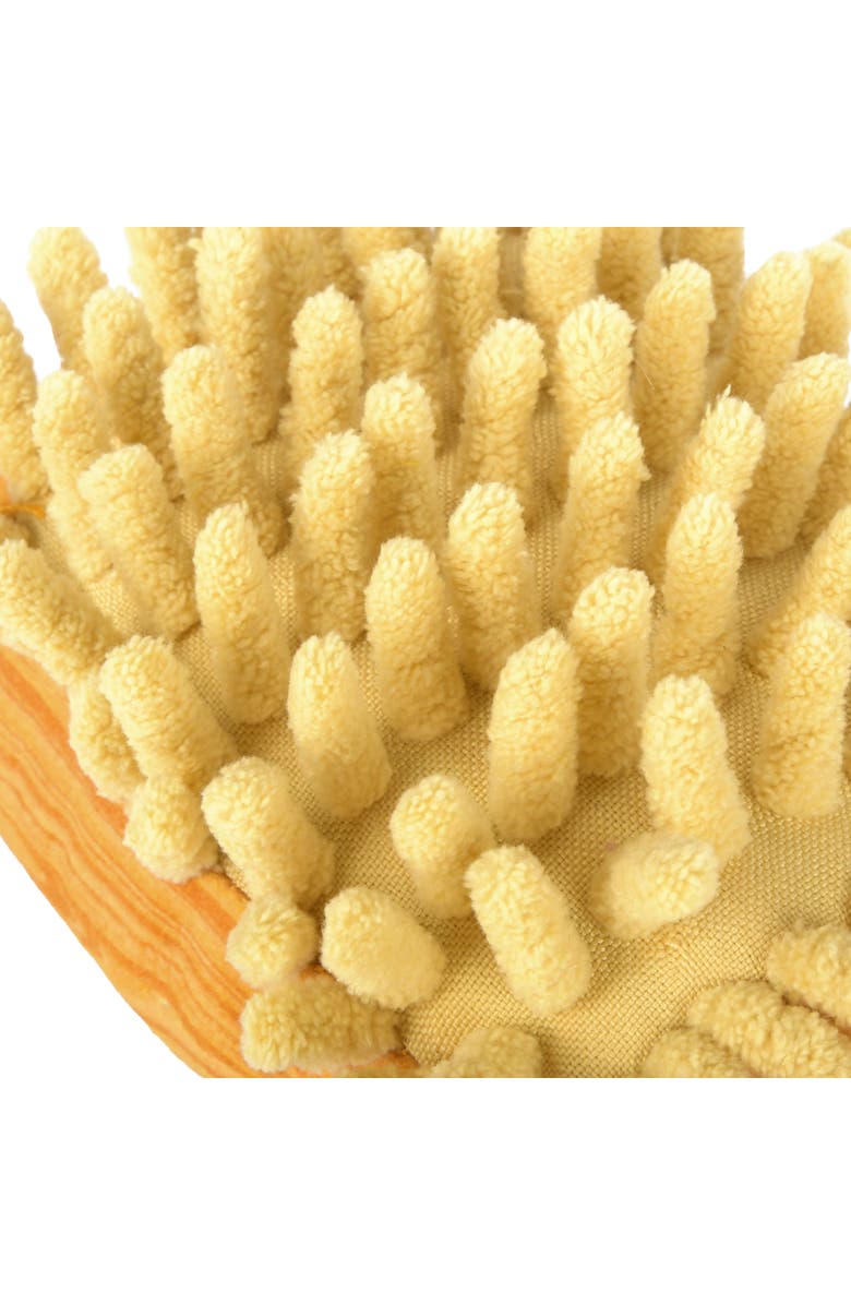 P.L.A.Y. Splish Splash Bark N Bristles, Plush Dog Toy, Loofa Squeaker & Crinkle, Alternate, color, Multicolored