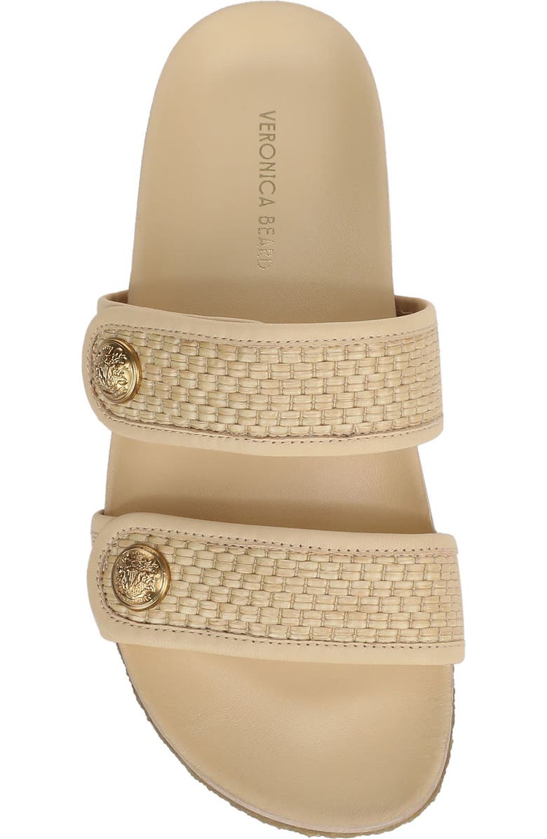 Veronica Beard Percey Slide Sandal, Alternate, color, Natural