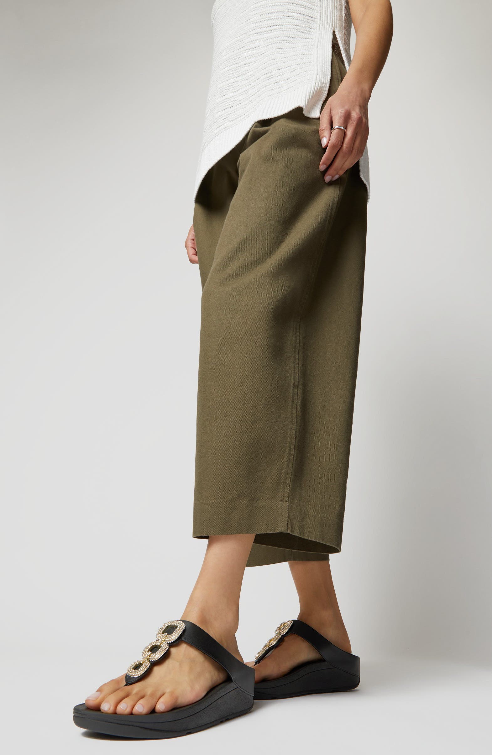 FitFlop Fino Platform Wedge Flip Flop, Alternate, color, 