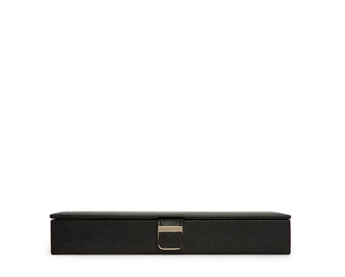 Wolf Palermo Safe Deposit Jewelry Box - Black In Black Anthracite