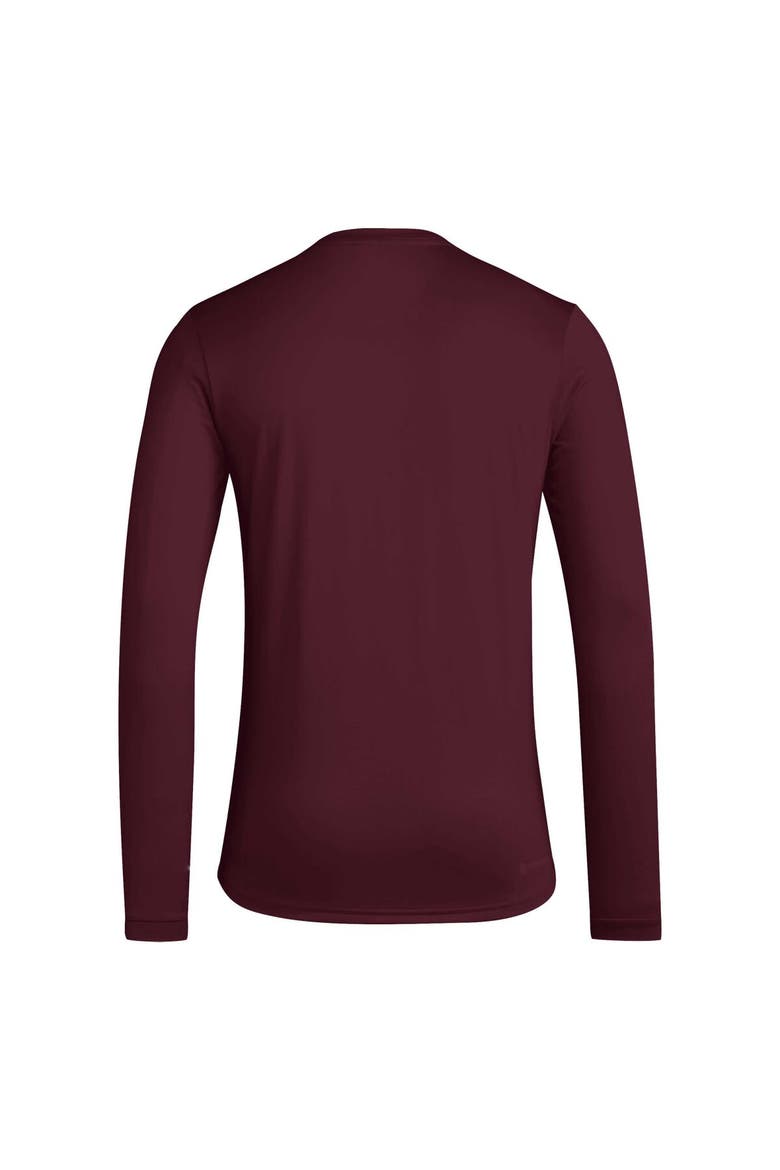 Men's adidas Burgundy Colorado Rapids 2024 Jersey Hook AEROREADY Long Sleeve T-Shirt, Alternate, color, Burgundy