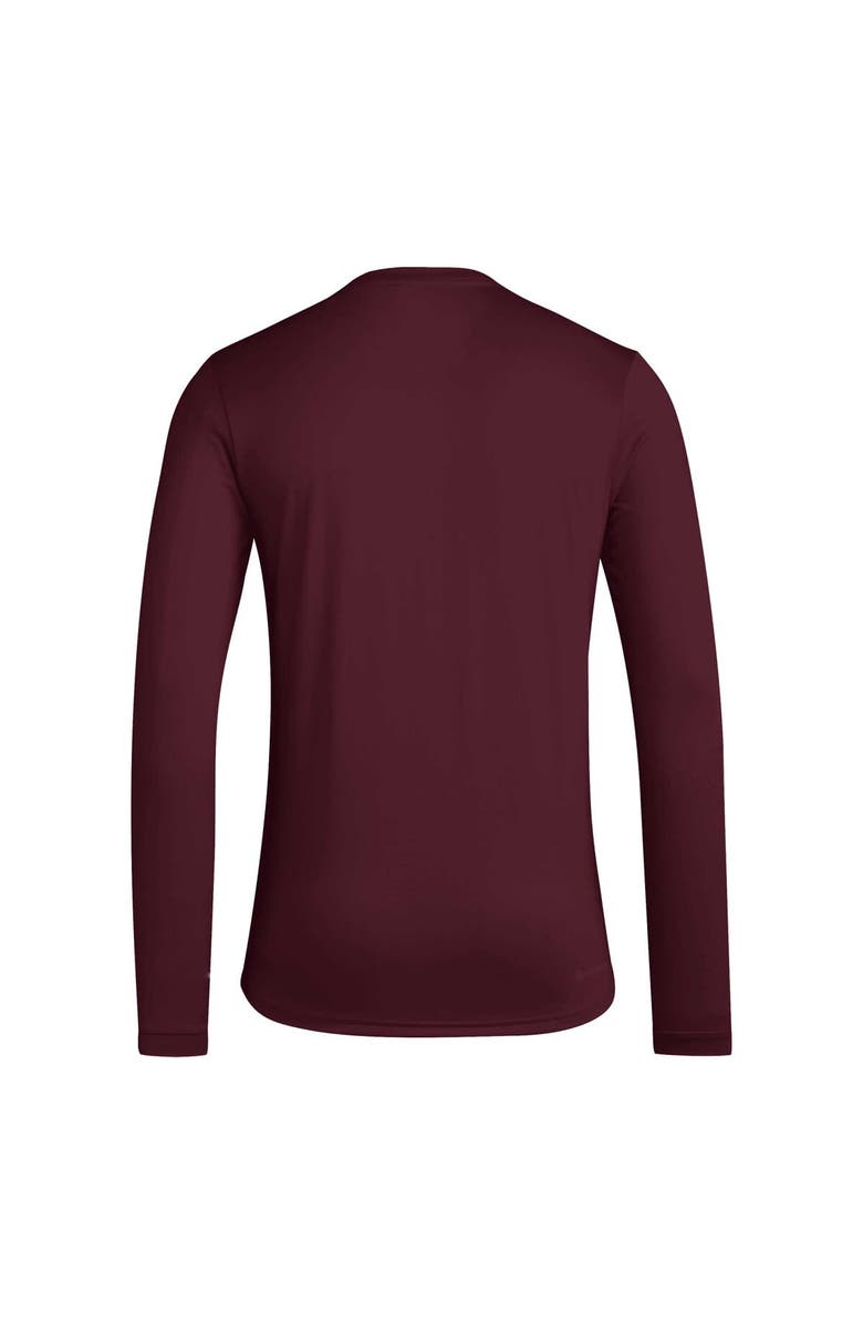 adidas Men's adidas Burgundy Colorado Rapids 2024 Jersey Hook AEROREADY Long Sleeve T-Shirt, Alternate, color,