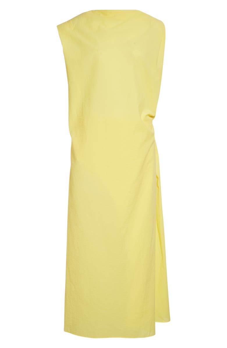 Jacquemus La Robe Drap Asymmetric Midi Dress, Alternate, color, Yellow