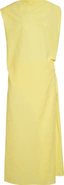 Jacquemus La Robe Drap Asymmetric Midi Dress