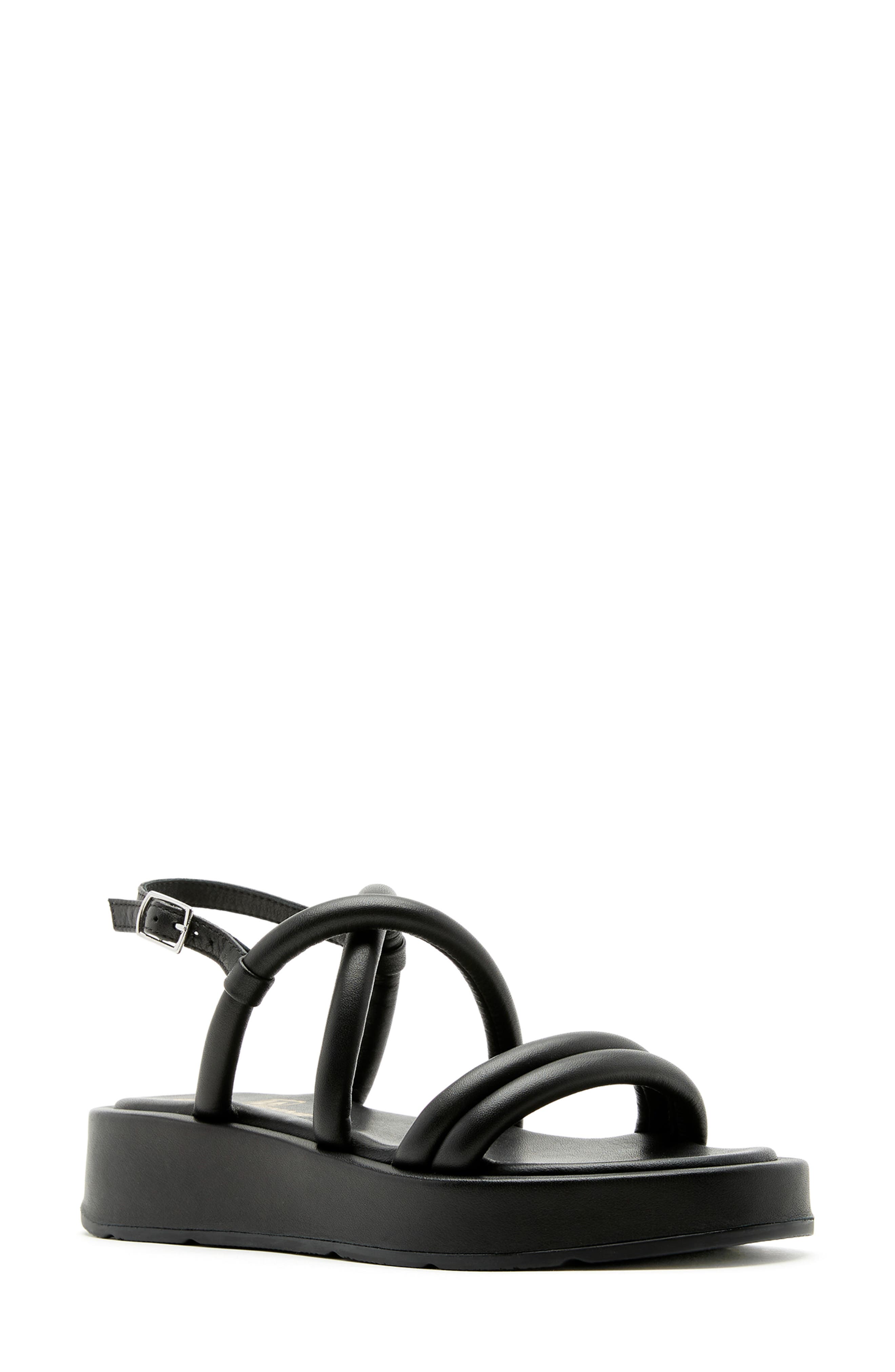 Abi Leather Platform Sandal