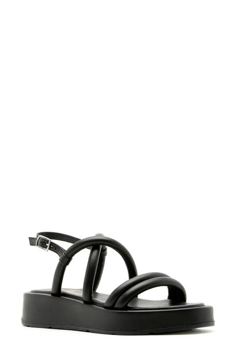 Abi Leather Platform Sandal