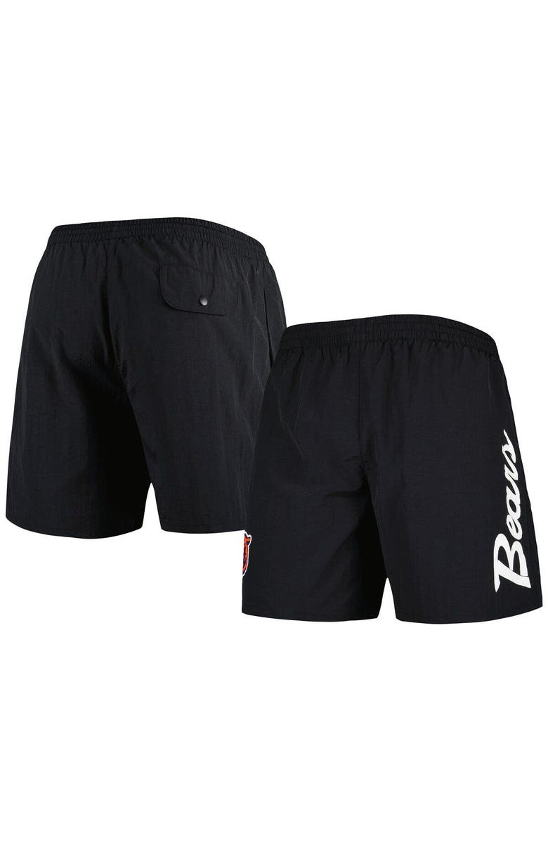 Mitchell & Ness Men's Mitchell & Ness Black Chicago Bears Team Essentials Nylon Shorts, Main, color, Black