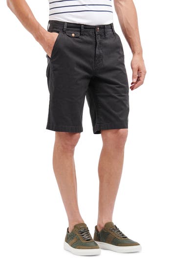Barbour Neuston Twill Shorts Black