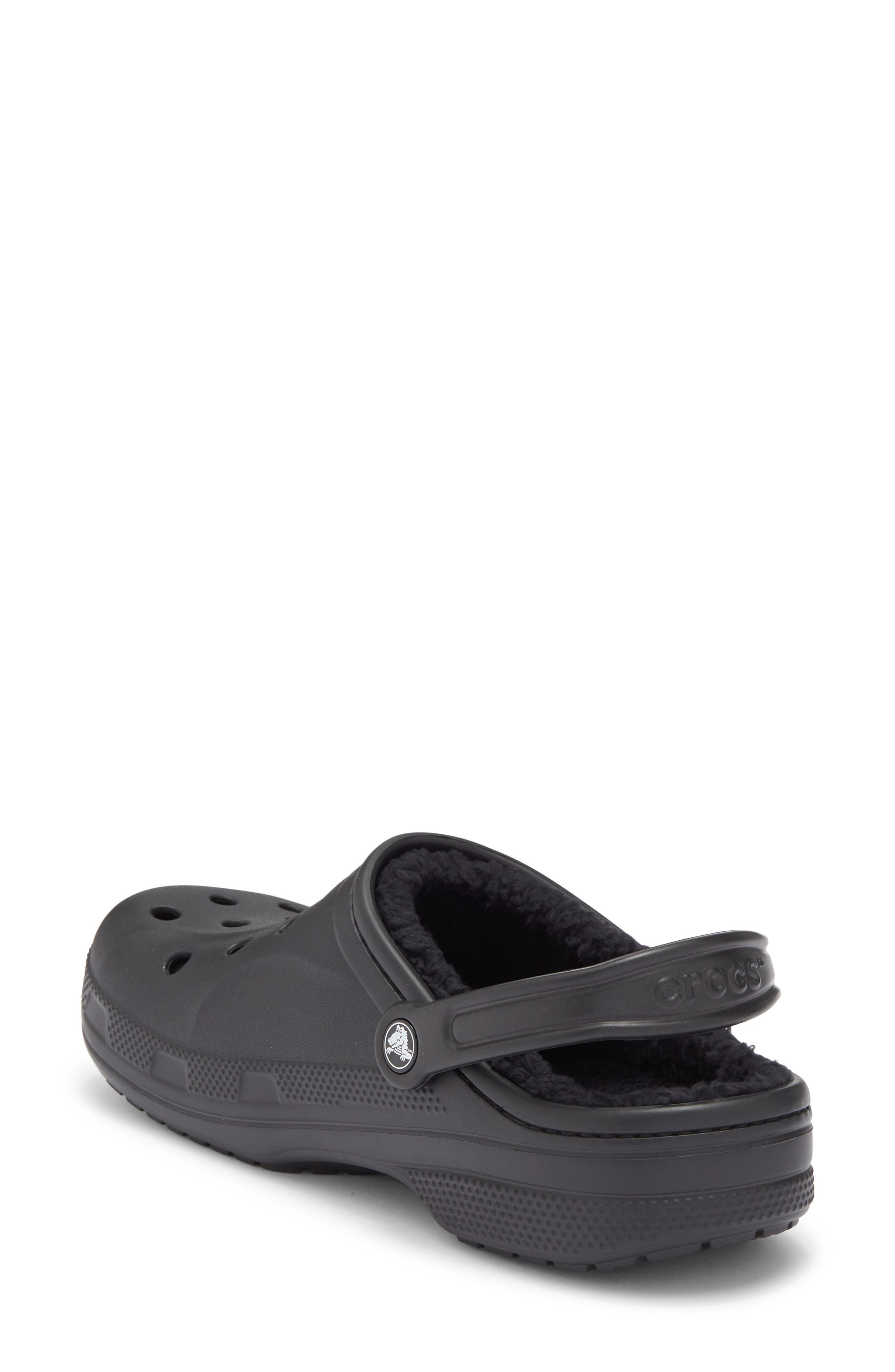 CROCS Baya Faux Fur Lined Clog, Alternate, color, 