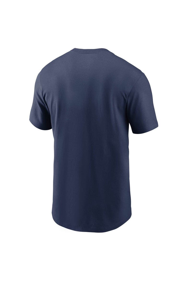 Men's Nike Navy Milwaukee Brewers Team Wordmark T-Shirt, Alternate, color, Navy