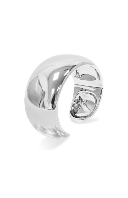 Rc Retro Chic Drop Wide Bangle In Silver