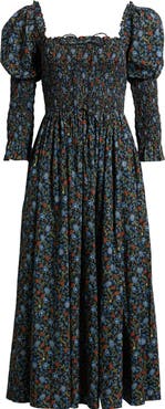 DÔEN Bijou Floral Midi Dress