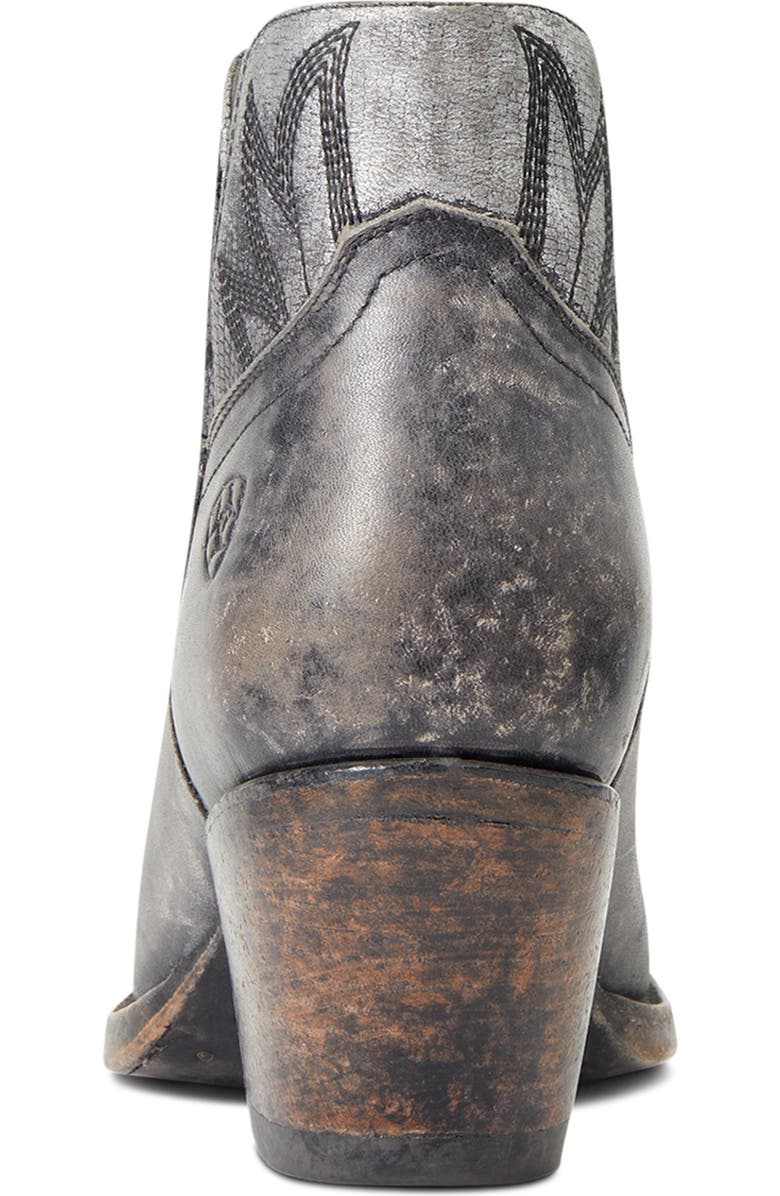 Ariat Hazel Block Heel Western Bootie, Alternate, color, Black