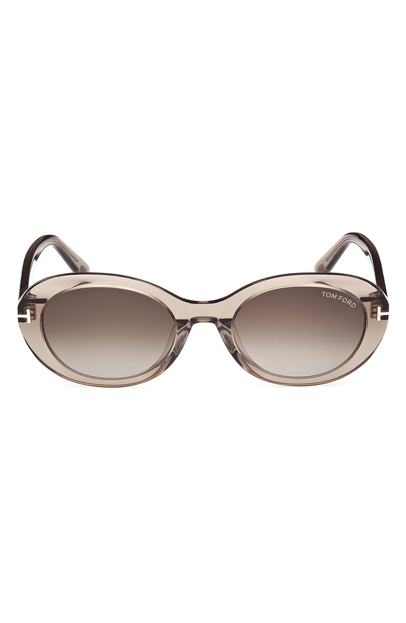 TOM FORD 54mm Gradient Oval Sunglasses