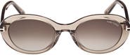 TOM FORD 54mm Gradient Oval Sunglasses