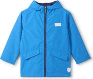 Hatley Kids' Aircraft Print Water-Pepellent Hooded Zip-Up Jacket