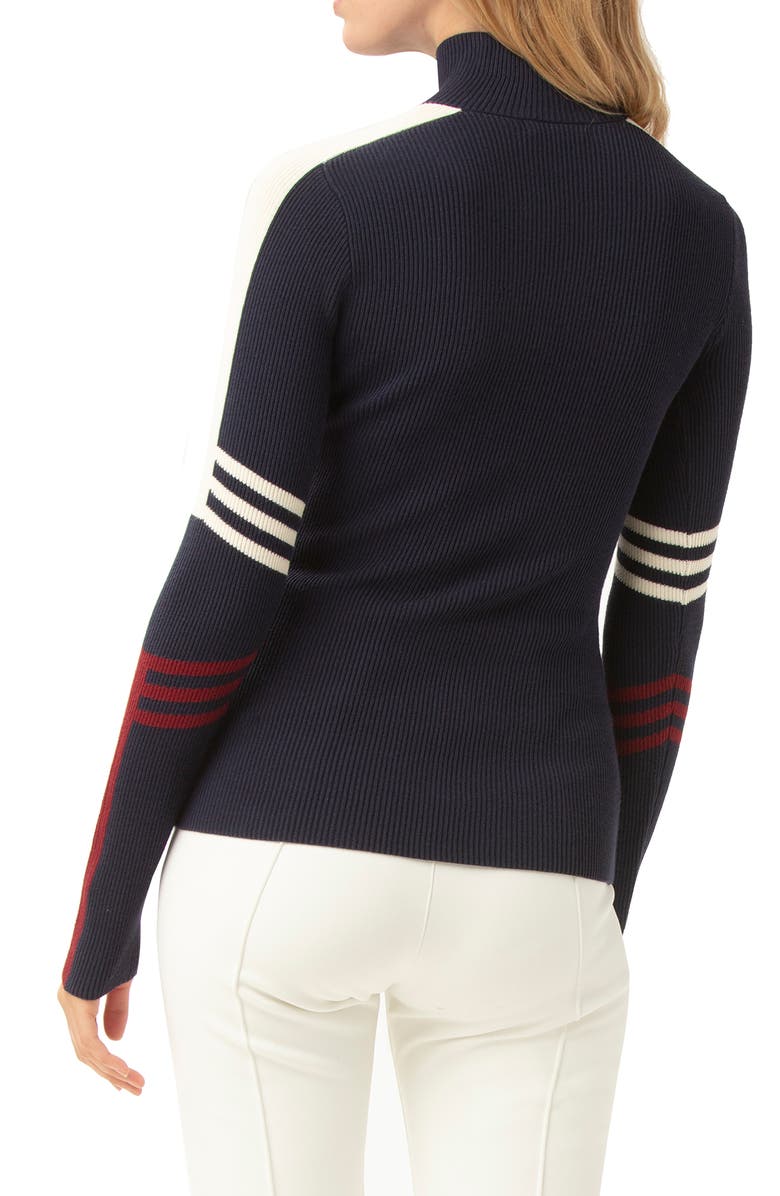 Alp N Rock Kate Quarter Zip Rib Sweater, Alternate, color, 