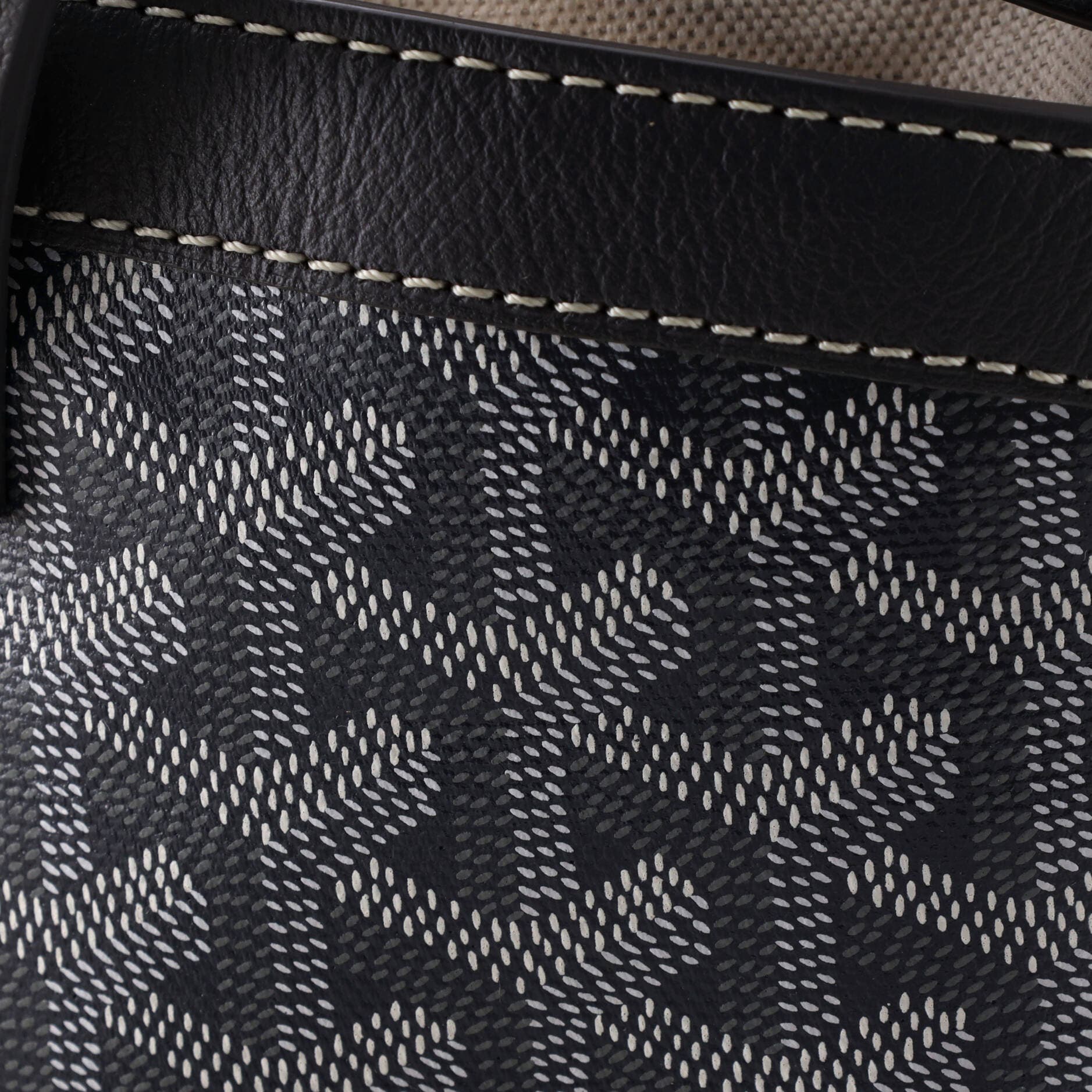 Pre-Owned Goyard Beluga Bag Coated Canvas Mini, Alternate, color, Gray