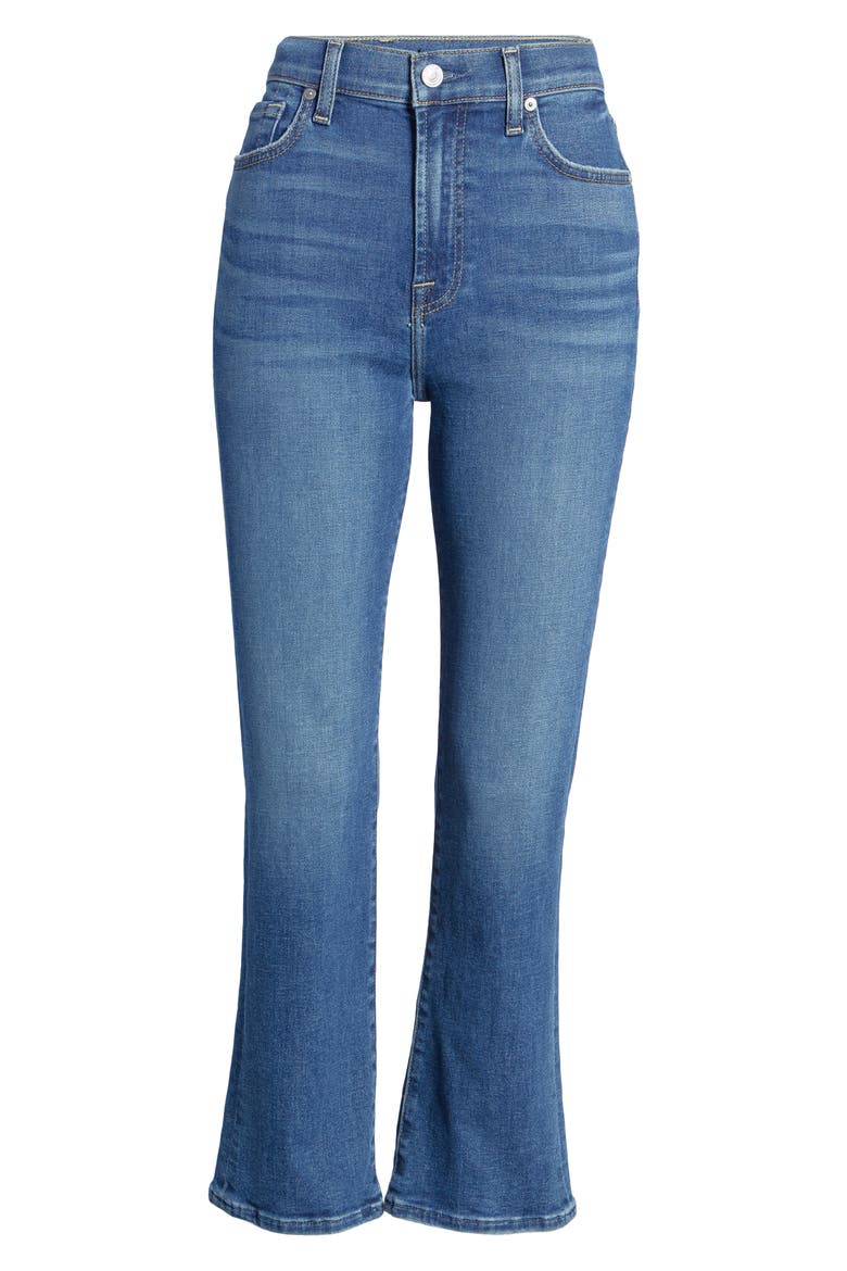 High Waist Slim Kick Jeans, Alternate, color, COURT ST