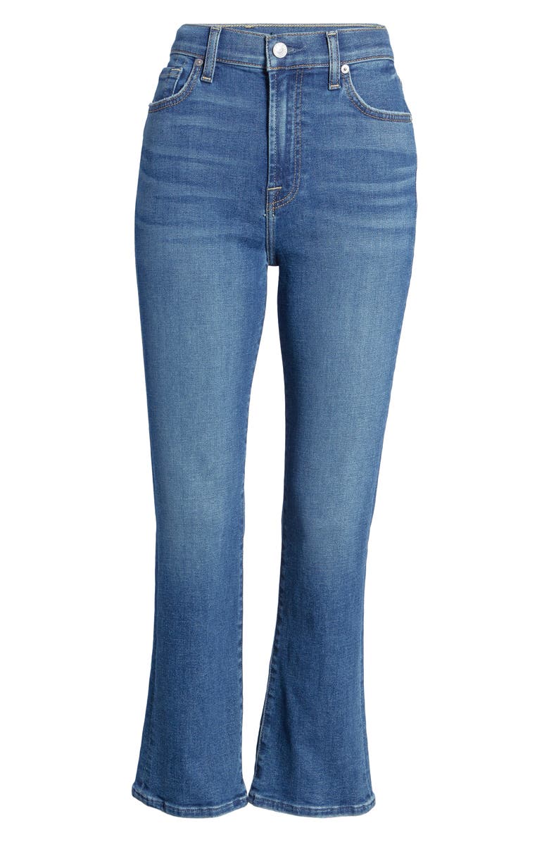 7 For All Mankind High Waist Slim Kick Jeans, Alternate, color, 