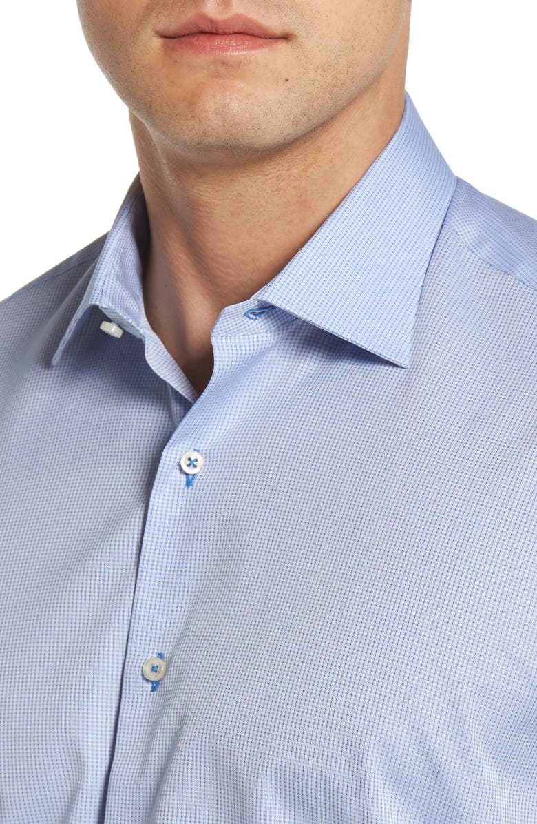 Ike Behar Regular Fit Solid Dress Shirt, Alternate, color, 