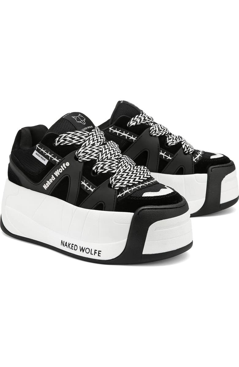 Naked Wolfe Slider Sneaker, Main, color, Black