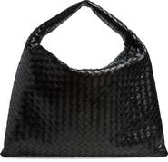 Bottega Veneta Large Hop Intrecciato Leather Hobo Bag