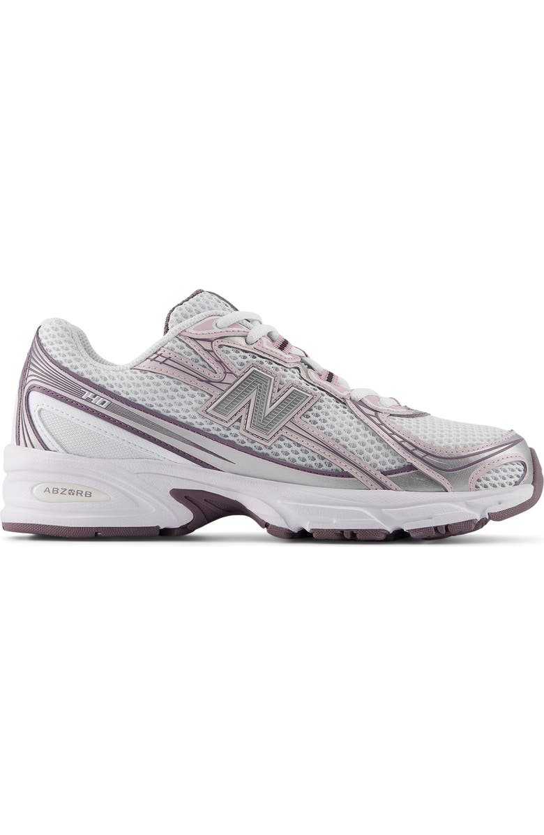 New Balance Gender Inclusive 740 Sneaker, Alternate, color, Ice Wine/ White