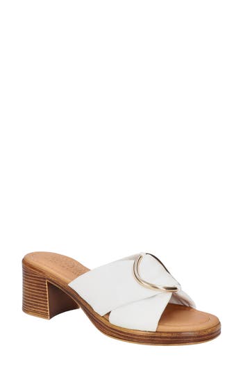 Bella Vita Buckle Slide Sandal