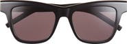 Saint Laurent 52mm Square Cat Eye Sunglasses