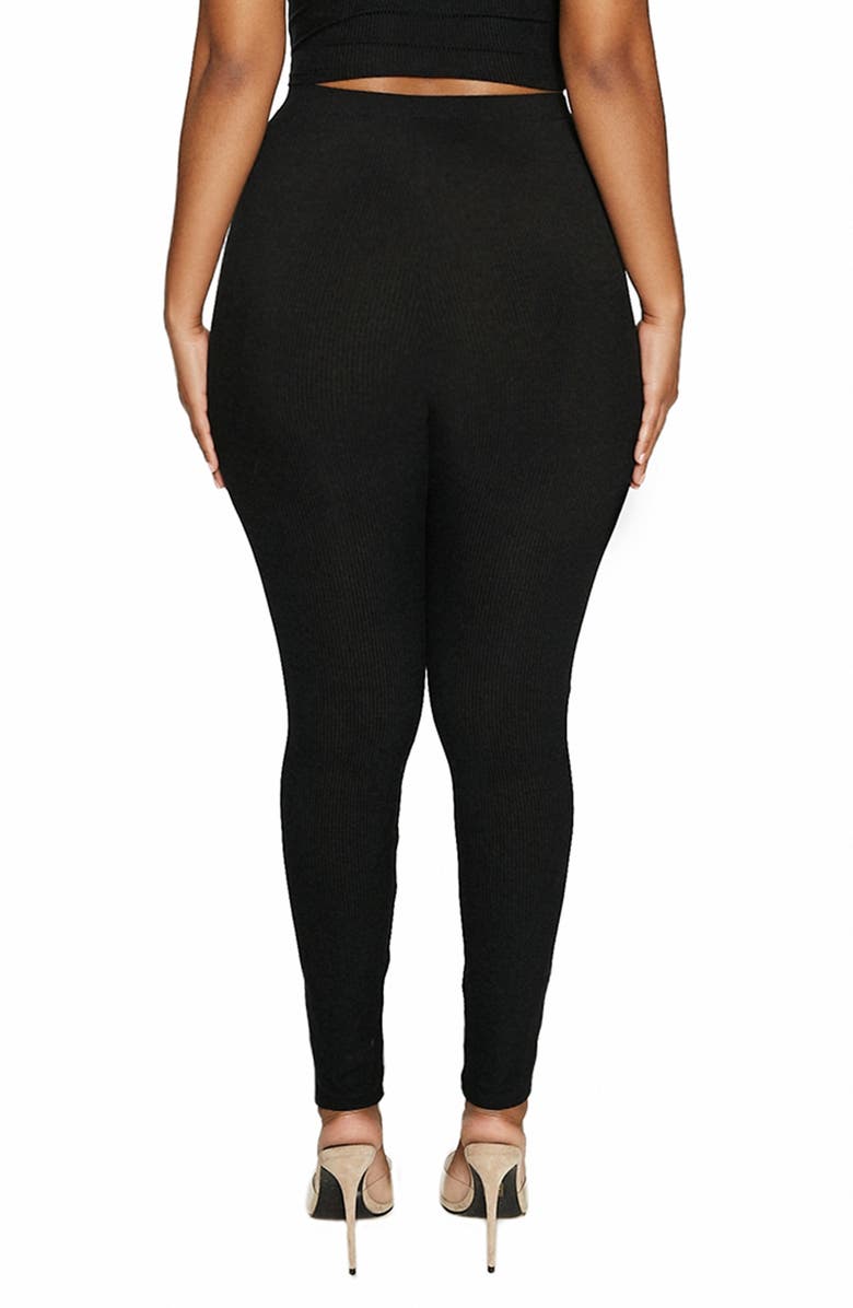 Naked Wardrobe Microrib Leggings, Alternate, color, 