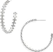 Kendra Scott Jada Crystal Stud Hoop Earrings