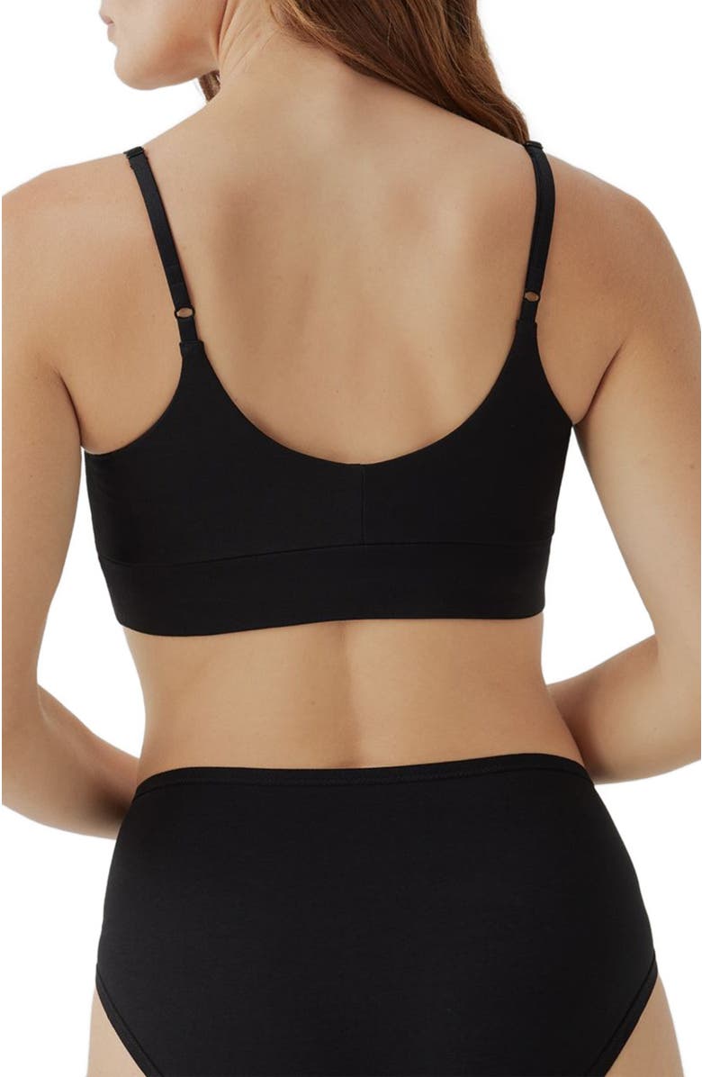 Pact Organic Cotton Everyday Classic T-Shirt Bra, Alternate, color, Black
